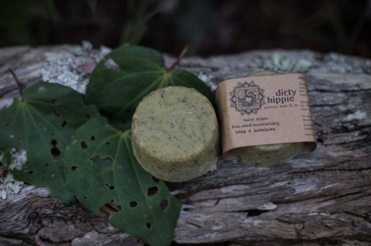 Dirty Hippie | Hemp & Kawakawa Shampoo/Soap Bar - Bespoke Gift Boxes