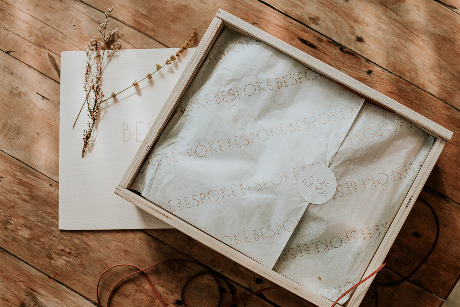 Corporate Branded Gift Box custom Tissue Paper and Sticker