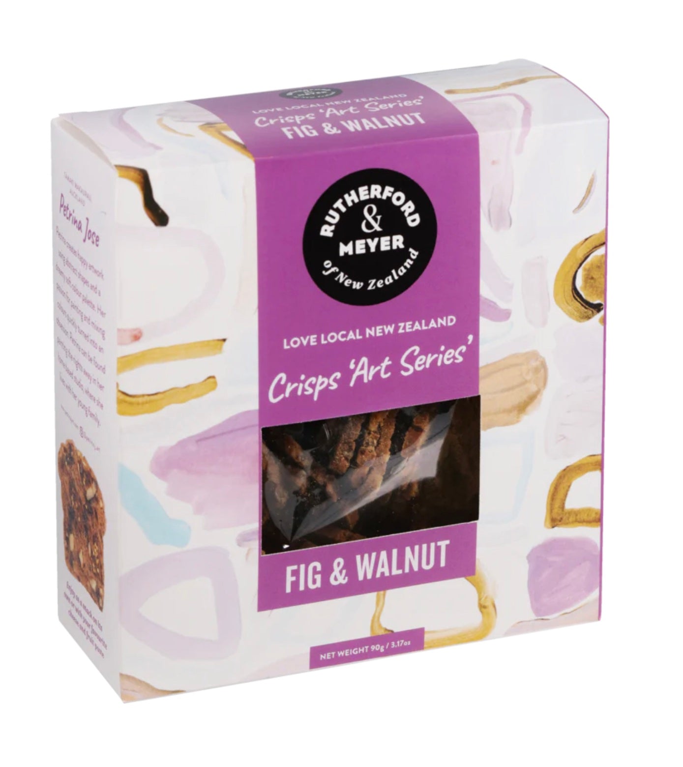 Rutherford & Meyer | 'Art Series' Crisps – Fig & Walnut