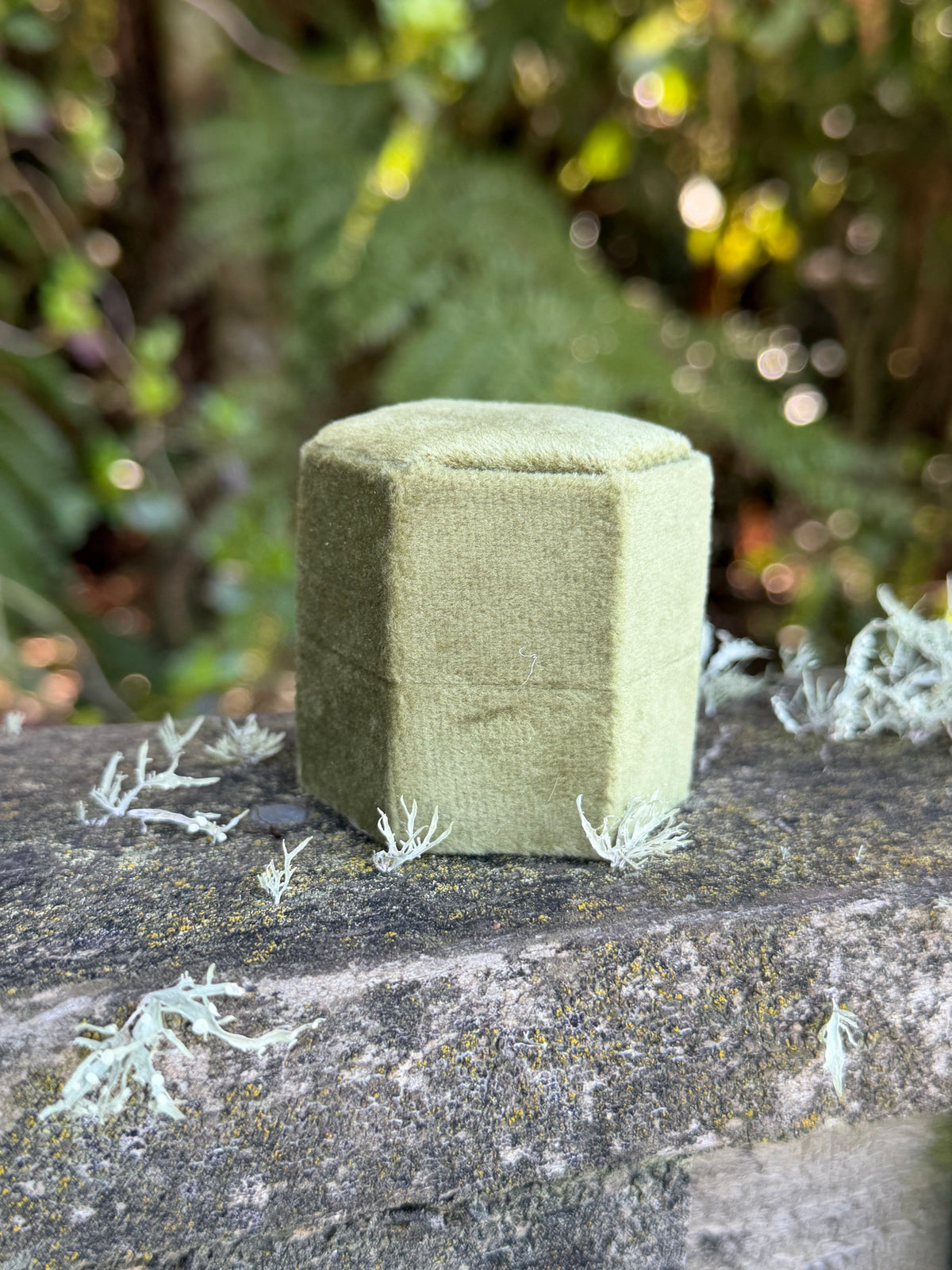 Velvet Heirloom Ring Box