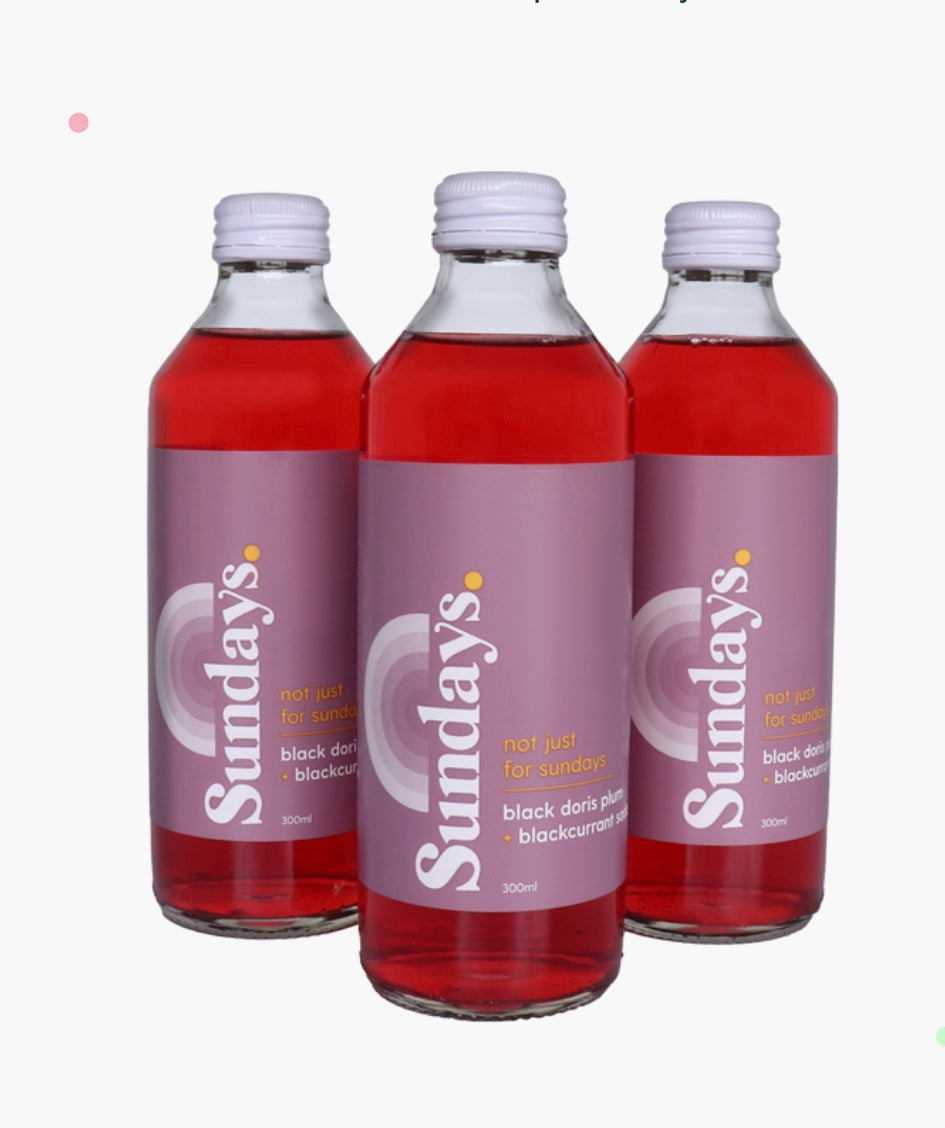 Sundays Drinks | Black Doris Plum & Blackcurrant soda