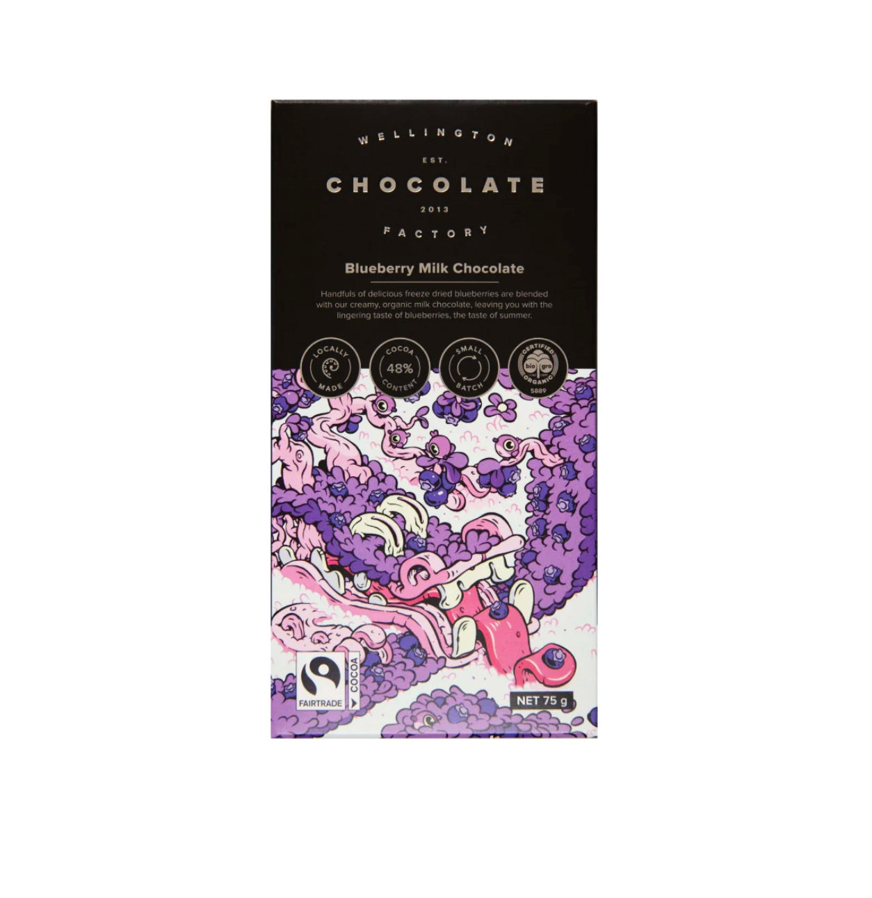 Wellington Chocolate Factory | Blueberry Milk Chocolate