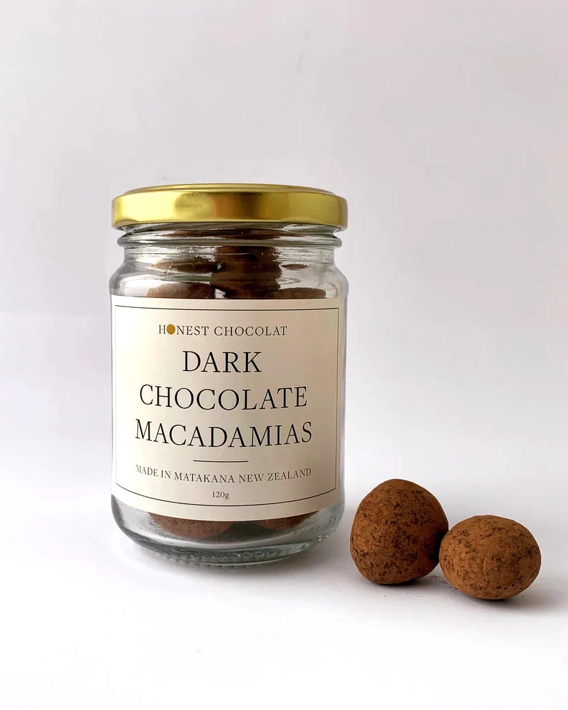 Honest Chocolat | Dark Chocolate Macadamias - Bespoke Gift Boxes