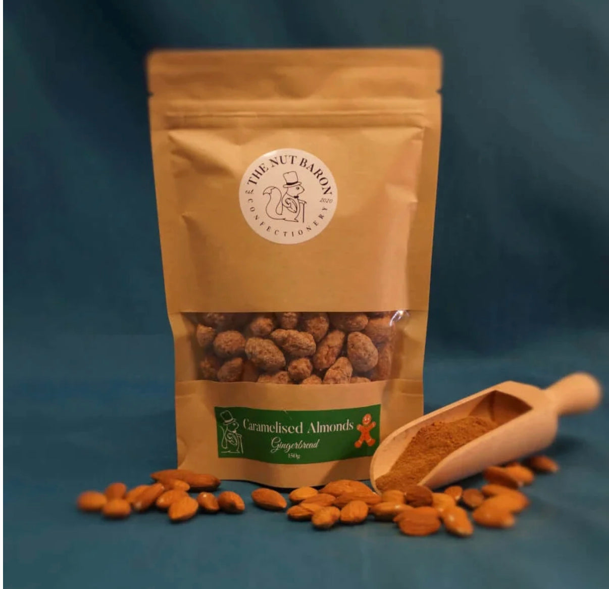 The Nut Baron | Gingerbread Almonds