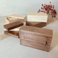 Wooden Mini Box + USB set with engraving