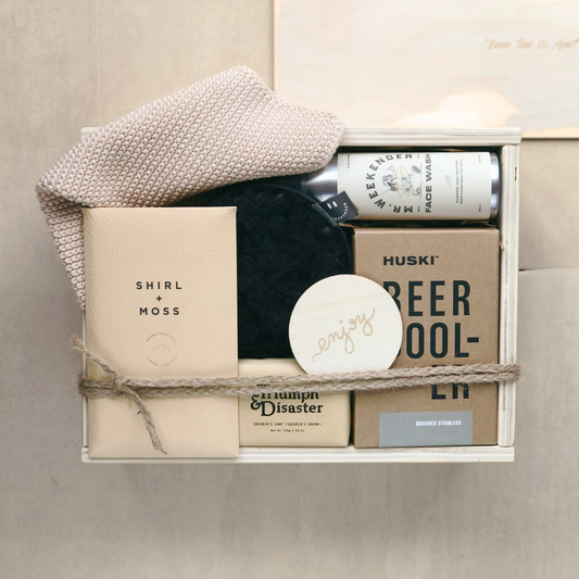Custom Gift Boxes, ready-to-ship gift boxes, online gift boxes and hampers, NZ-made gifts, thank you gift ideas, new baby gift set, birthday gifts, personalised gift ideas