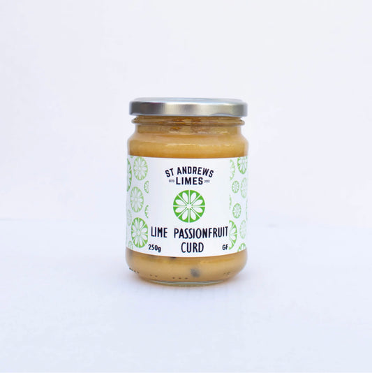 St Andrews Limes | Lime Passionfruit Curd