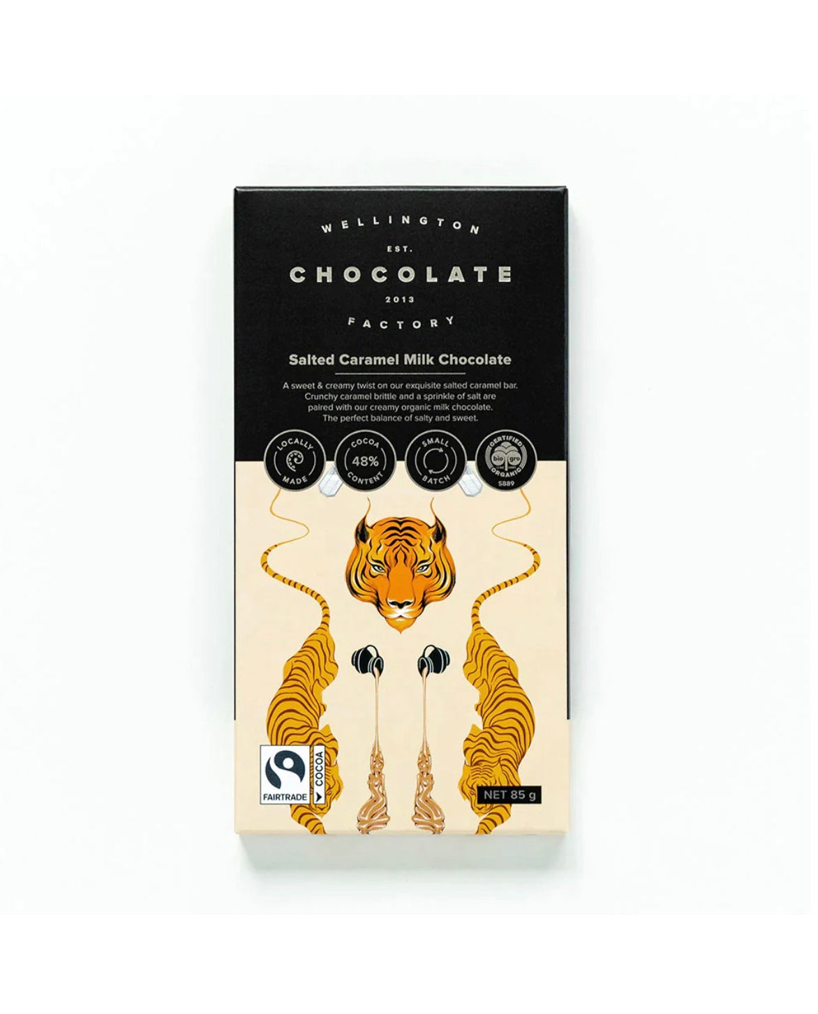Wellington Chocolate Factory | Milk Salted Caramel Chocolate