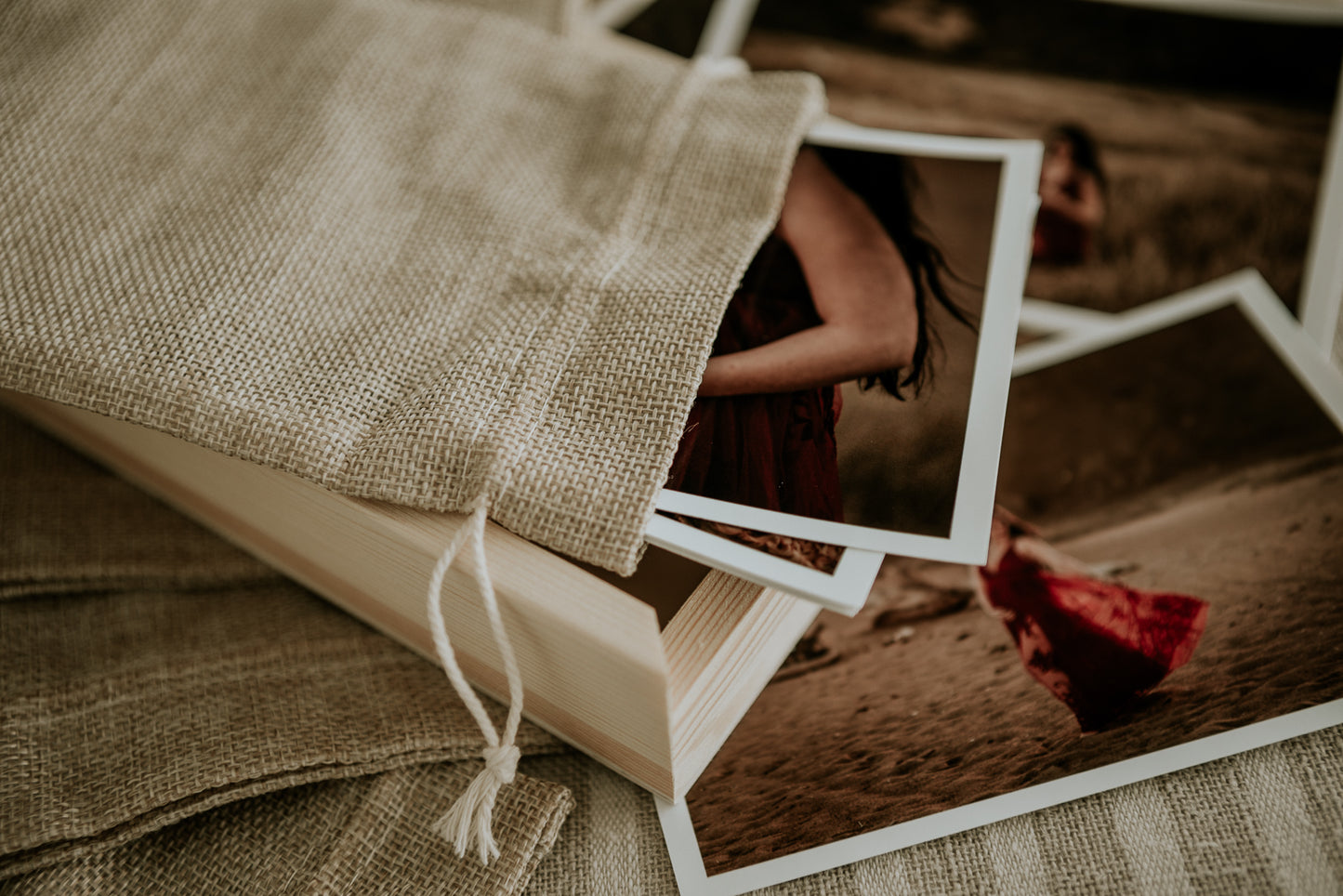 Natural Jute Bags | 2 sizes - Bespoke Gift Boxes